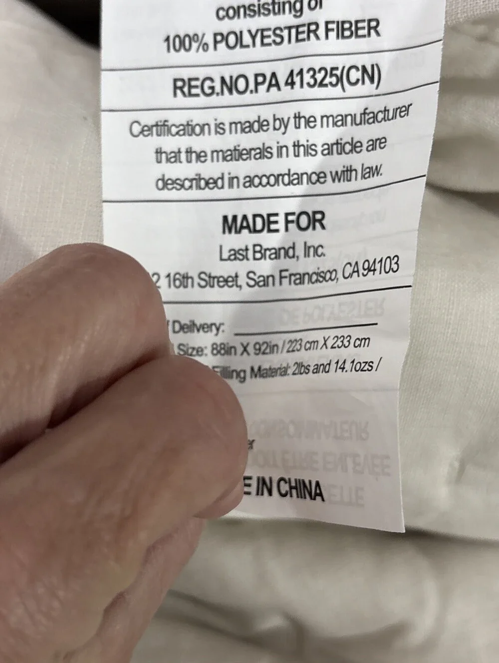 Quince European Linen Dream Quilt Full Queen Sand 88x92 NWT Linen New with Tags